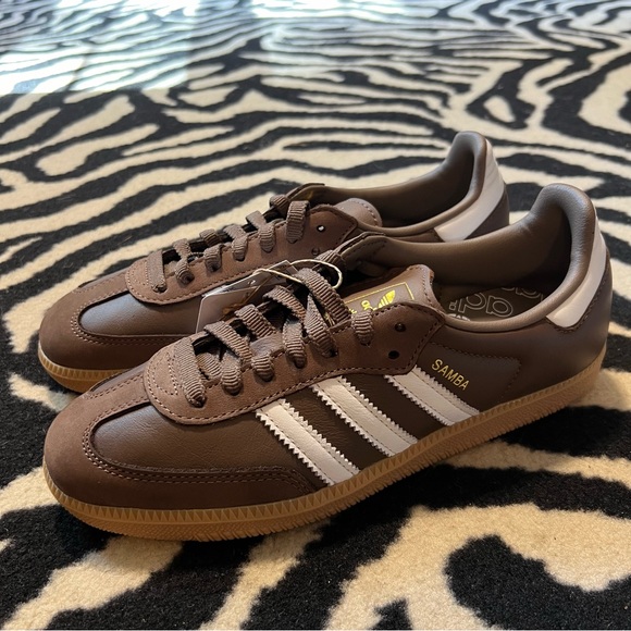 NWT Adidas Samba OG W Sneakers Earth Strata Size Women’s 7 - Picture 9 of 15